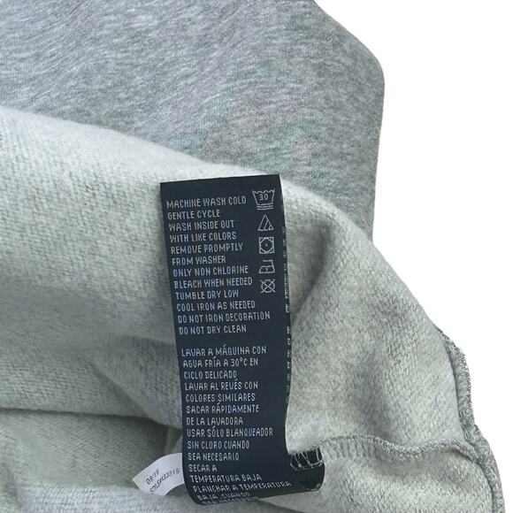 Nautica 1/4 Zip Pullover Men Size Large Gray Soft Mock Neck Athleisure Sweater - Picture 9 of 10